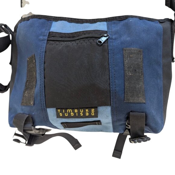 Timbuk2 2-toned Blue Messenger back with adjustable shoulder strap - Picture 5 of 10